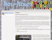 Tablet Screenshot of nou-nours.be